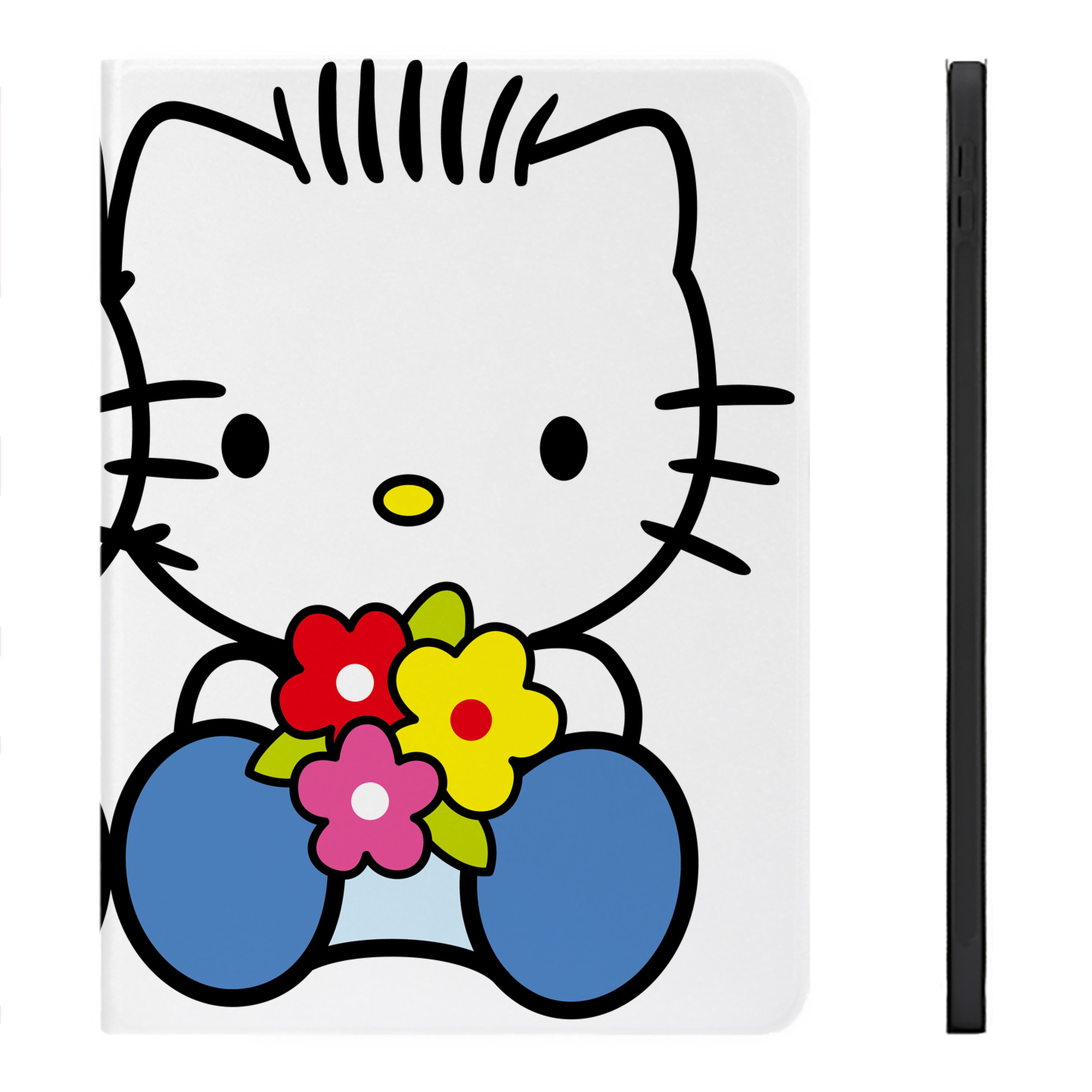 （画像用） Hello Kitty ハローキティ IPadケース ペンホルダー付き ブックスタイルデザイン